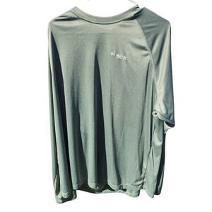Columbia PFG Long Sleeve Shirt Mens Size XXL Green Performance Fishing Gear Tee